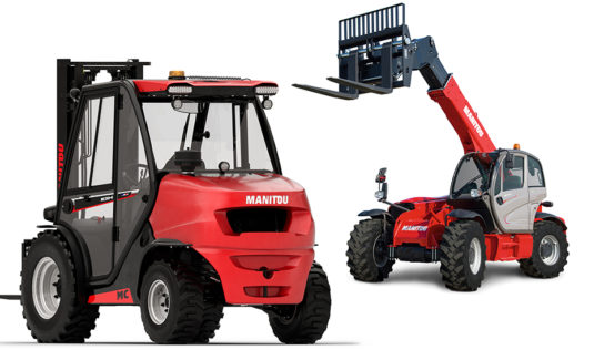Plataformas de trabalho e empilhadeiras telescópicas: novidades da Manitou