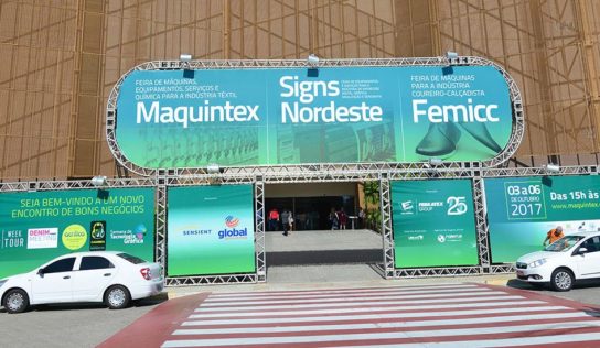 Equipamentos e novidades no setor têxtil  e na comunicação visual em exposição no Ceará