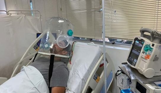 HC começa a testar capacetes de ventilação