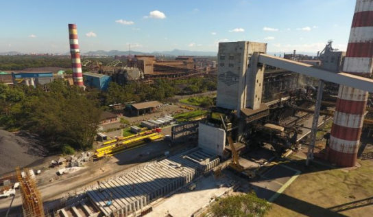 Obra de coqueria para ArcelorMittal Tubarão avança rapidamente