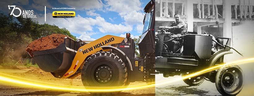 New Holland Construction comemora 70 anos de Brasil