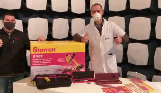 Starrett contribui com a rede de manutenção de respiradores