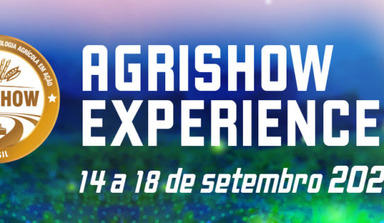 Agrishow Experience: evento virtual será nos dias 14 e 18/09