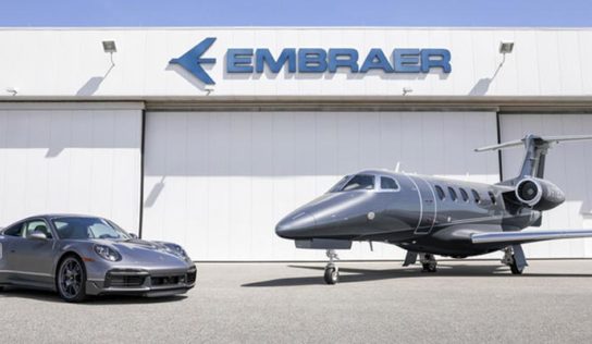 Embraer e Porsche anunciam colaboração em projeto