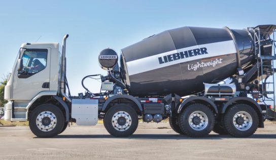 Nova betoneira é construída em material de resistente à abrasão