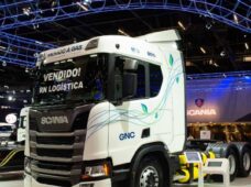 Caminhões Scania a gás são atração no mercado brasileiro