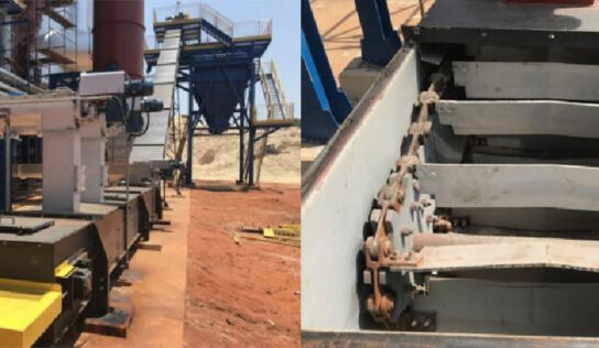 Uso de aço especial em transportador de corrente tipo redler duplica durabilidade