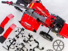 Tratorito é equipado com 3 jogos de lâminas e reduz consumo de combustível