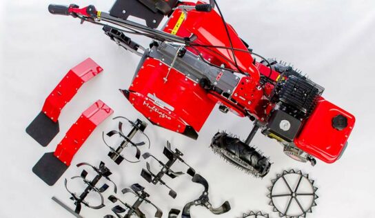 Tratorito é equipado com 3 jogos de lâminas e reduz consumo de combustível