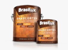 Revestimento com efeito ferrugem ajuda a criar estilo rústico chic no ambiente