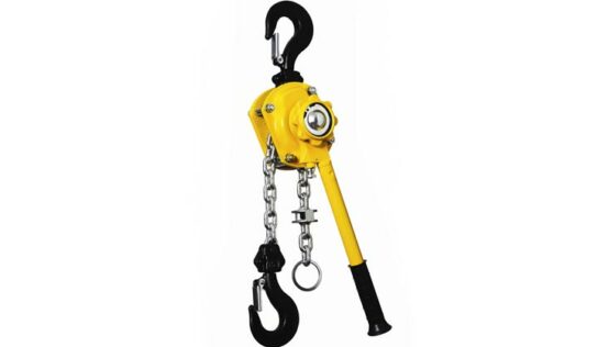 Talha manual de alavanca da Berg Steel permite diversos ângulos de trabalho