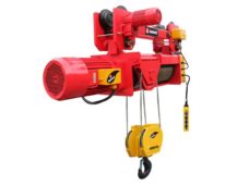 Talha elétrica de cabo de aço com duas velocidades