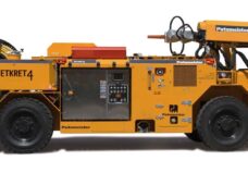 Chassis robusto e compacto torna bomba ideal para galerias de mineração