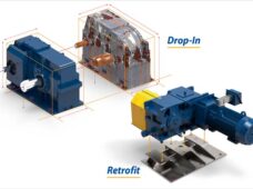 Substituição de redutores sem interferência nas instalações