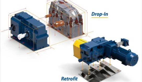 Substituição de redutores sem interferência nas instalações