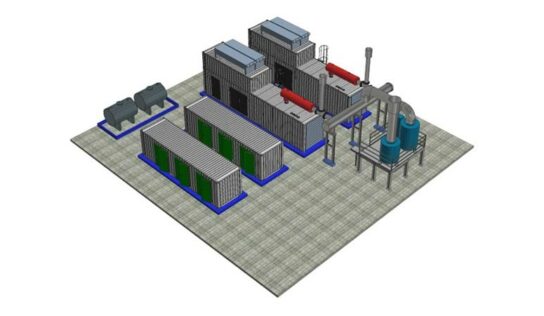 Projeto de cogeração de biogás com geradores leva vapor e água quente para indústria