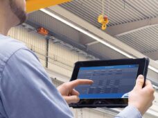 Ponte rolante gerenciada pelo smartphone