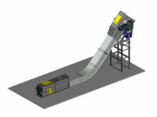 Equipamento combina o transporte horizontal e vertical dos grãos