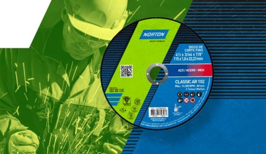 Novo disco de corte fino atende manutenção industrial, serralheria e reparação automotiva