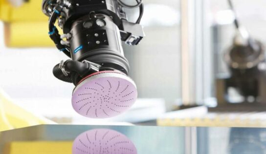 Lixadeira orbital pneumática voltada a processos robotizados de lixamento e polimento