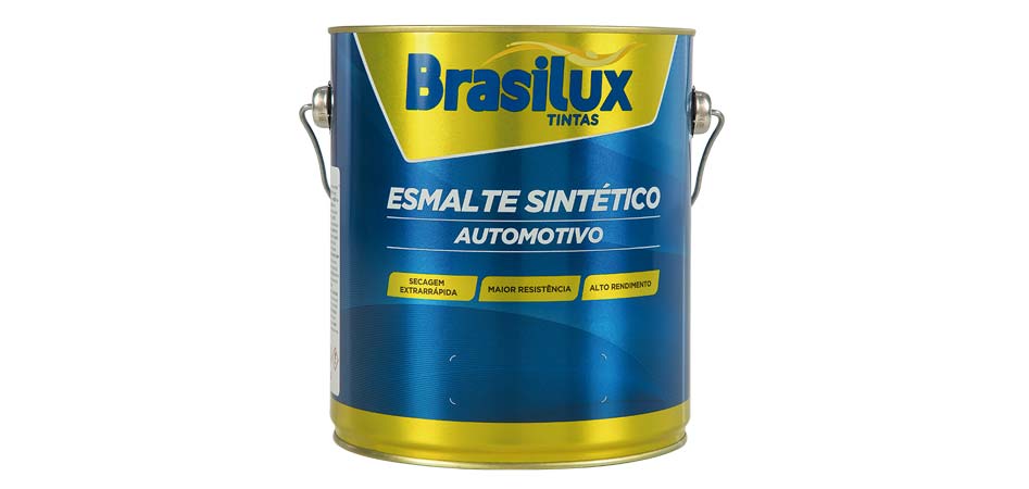 Brasilux aperfeiçoa fórmula e relança Esmalte Sintético Automotivo