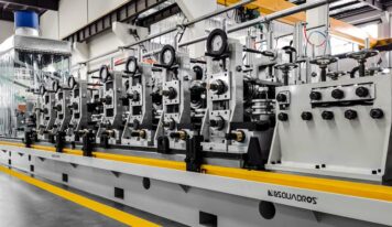 Máquinas formadoras de tubos com sistema de troca rápida de ferramentas