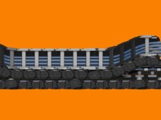 Esteira porta cabos adequada para cursos longos tem vida útil estimada em 15 anos