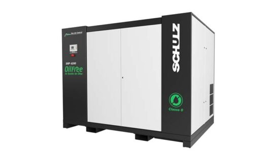 Compressor de parafuso fabricado no Brasil