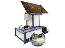 Skid com acionamento por energia solar