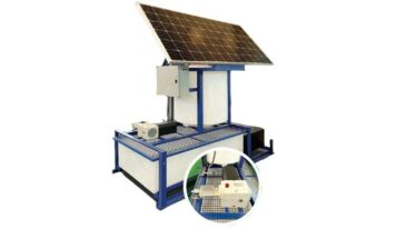 Skid com acionamento por energia solar