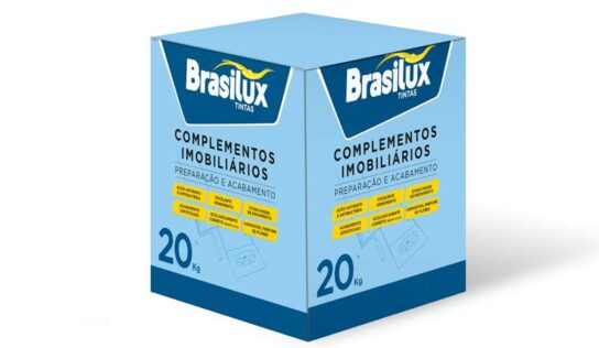 Brasilux Tintas lança Complementos Imobiliários em embalagem ecológica