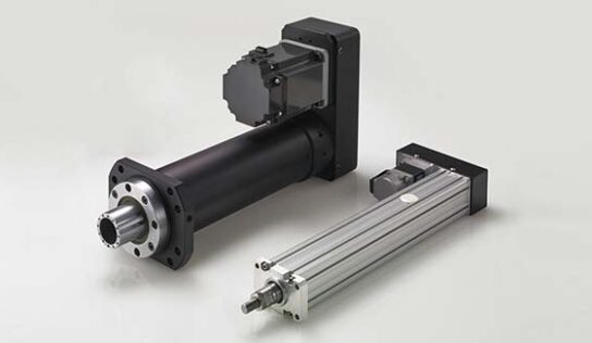 Atuador elétrico para prensas com fuso de esferas: mais duas opções no mercado
