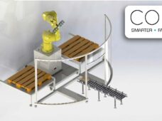 Solução robotizada de paletização para fábricas inteligentes