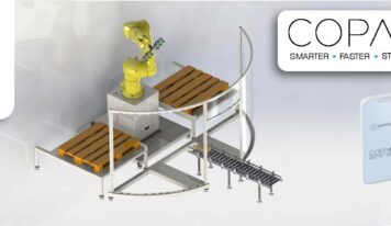 Solução robotizada de paletização para fábricas inteligentes