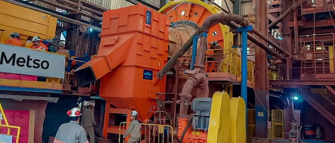 Substituição de moinhos garante dobro da produção em mineradora
