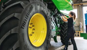 Concessionárias John Deere passam a distribuir pneus Trelleborg Tires