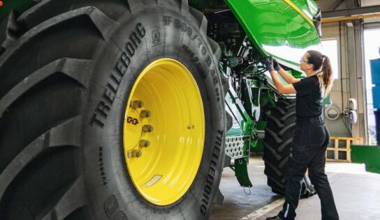 Concessionárias John Deere passam a distribuir pneus Trelleborg Tires