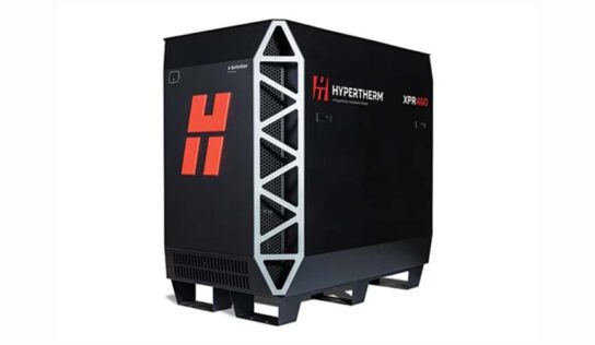 Sistema de corte a plasma preparado indústria 4.0