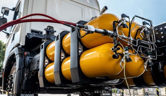 Com uso de biometano, Scania prevê reduzir cerca de 250 t de CO2 por mês