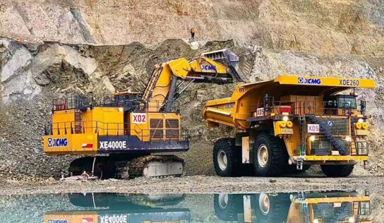 XCMG realiza testes com o caminhão de mineração XDE260 no Brasil