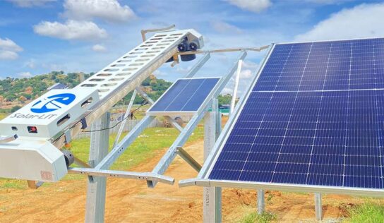 Parceria traz ao Brasil robôs de limpeza de painéis solares com IA