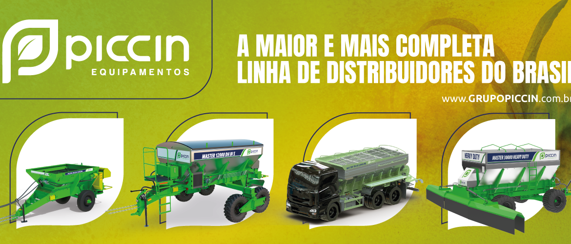 Piccin Equipamentos: distribuidores para diversas aplicações a serviço da produtividade no campo