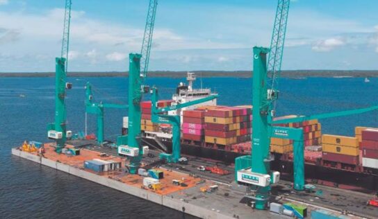R$ 180 mi dobrarão o número de guindastes elétricos do porto de Manaus