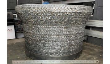 Belgo Arames e Laprosolda produzem a peça metálica mais pesada já impressa em tecnologia MADA no Brasil