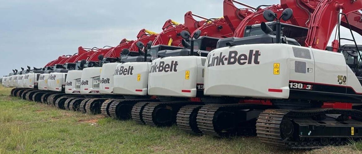 Link-Belt Excavators celebra a marca de mil escavadeiras vendidas no Brasil