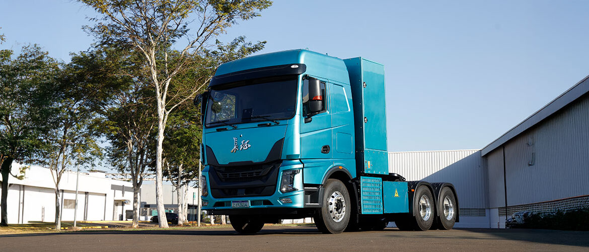 Montadora inicia testes no Brasil com caminhão a hidrogênio para mercado nacional