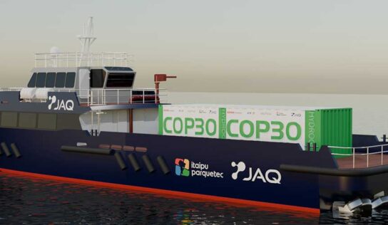 Primeiras embarcações a hidrogênio do mundo serão apresentadas oficialmente na COP30