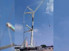 Força em elevação de cargas: característica dos guindastes Mamuth