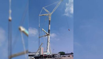 Força em elevação de cargas: característica dos guindastes Mamuth