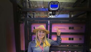 Mulheres apresentam tecnologias em pesagem no AGRO, durante Congresso das Mulheres, em São Paulo